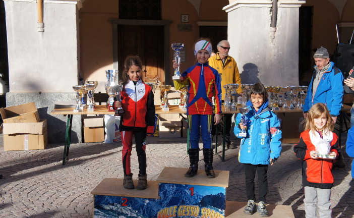 Ad Entracque le ragazze portano in alto lo sci club Busca