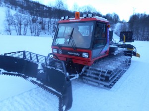 battipista in azione a casteldelfino