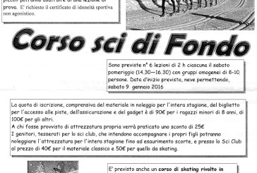 Corsi sci di fondo